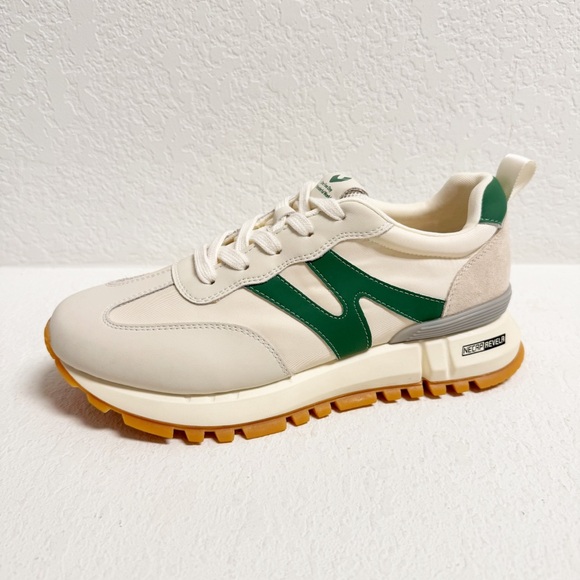 Women Genuine Leather Suede Casual Lace Up Non-Slip Walking Running Shoes 9.5 - Picture 8 of 11